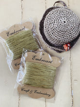 Load image into Gallery viewer, Natural Embroidery Rafia - perfect for Crocheting Dolls hats
