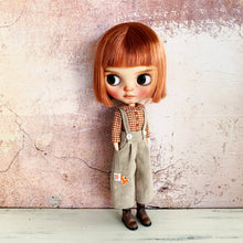 Load image into Gallery viewer, Annie Hall Set for Blythe - Orange Gingham