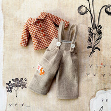 Load image into Gallery viewer, Annie Hall Set for Blythe - Orange Gingham