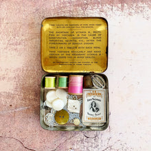 Load image into Gallery viewer, Mini Sewing Kit in a Vintage tin