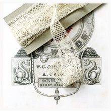 Load image into Gallery viewer, Antique Insertion lace - cream