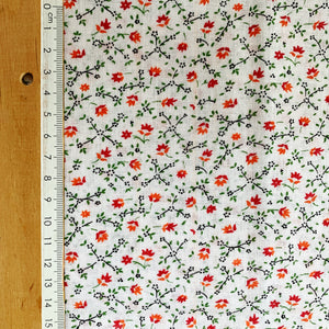 Vintage Floral Cotton Muslin