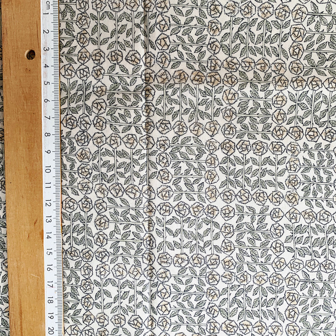 Liberty Tana lawn Cotton Grey Roses