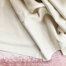 Load image into Gallery viewer, Cream Stripe hand loom Cotton