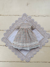 Load image into Gallery viewer, Round Yoked smock dress set for Blythe - Windowpane check