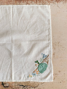 Crinoline Lady Vintage hanky / Pocket square