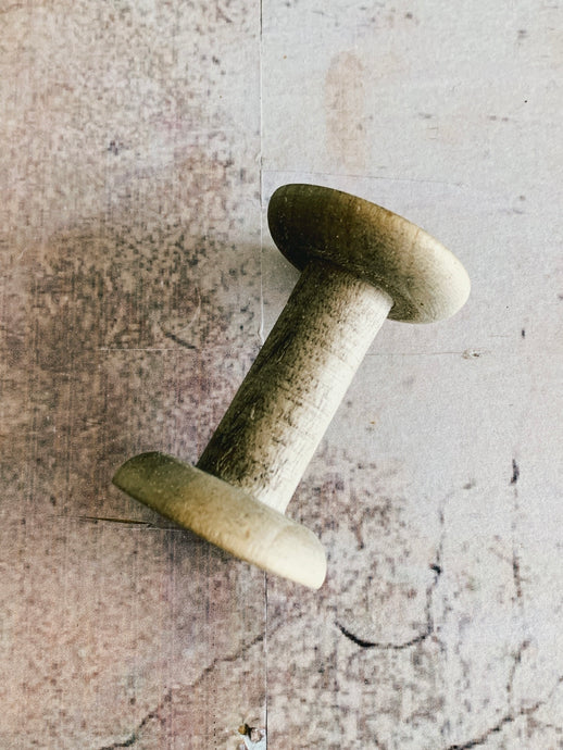 Large wooden bobbin – empty
