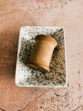 Load image into Gallery viewer, A vintage wooden thread spool empty
