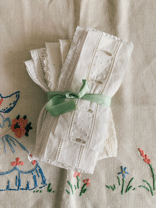 Broderie Anglaise Scrap Bundle
