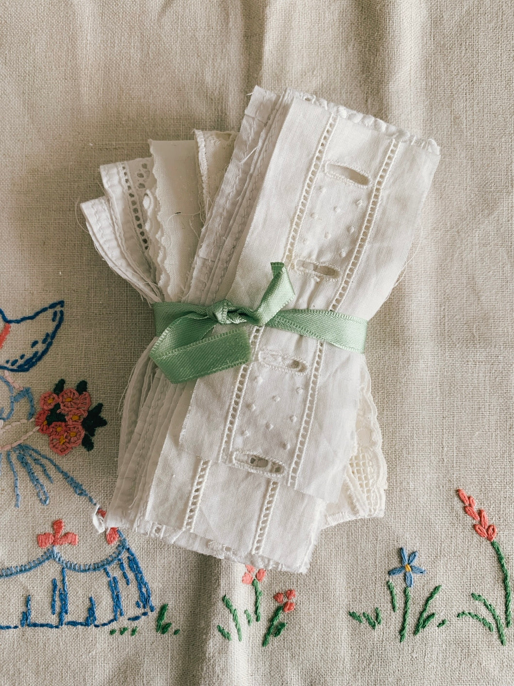 Broderie Anglaise Scrap Bundle