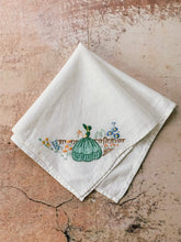 Load image into Gallery viewer, Crinoline Lady Vintage hanky / Pocket square