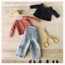 Load image into Gallery viewer, Moshi-Moshi Sewing Class 19 - Elegant dungarees and some tops